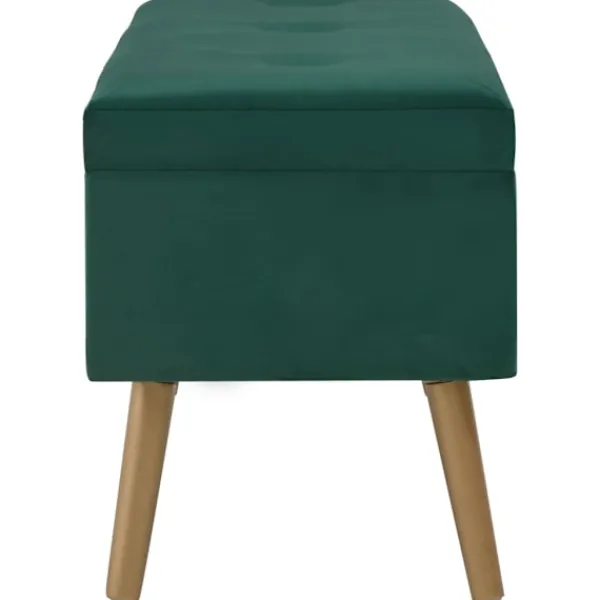 vidaXL Kistor & Koffertar>Bänk med förvaringsutrymme 80 cm sammet