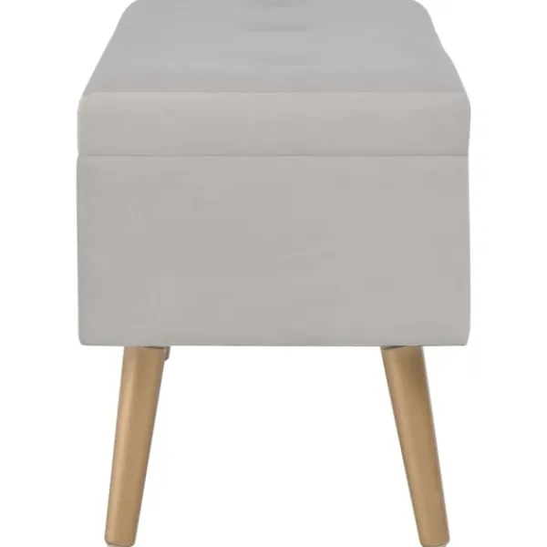vidaXL Kistor & Koffertar>Bänk med förvaringsutrymme 80 cm sammet
