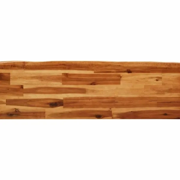 vidaXL Balkongmöbler>Bänk med levande kant 110 cm massivt akaciaträ