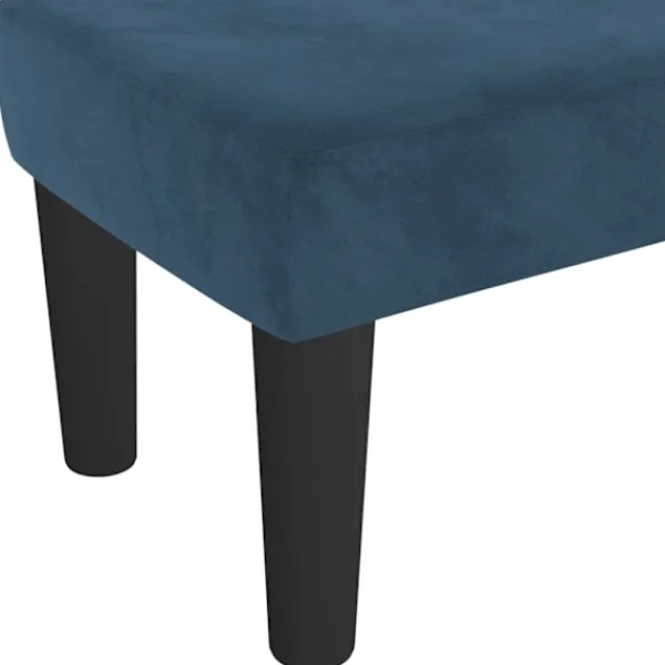 vidaXL Sittpuffar>Bänk mörkgrå 70x30x30 cm sammet