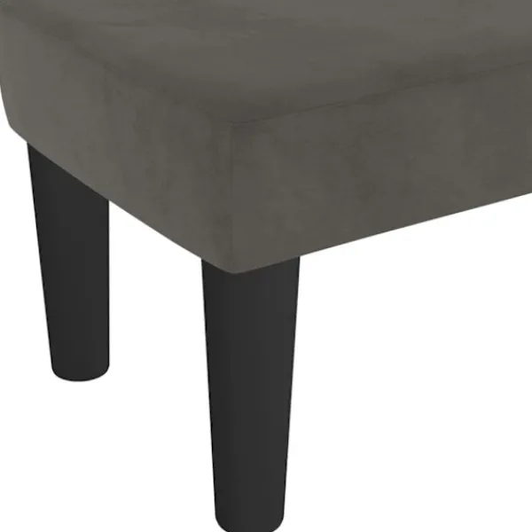 vidaXL Balkongmöbler>Bänk mörk 70x30x30 cm sammet