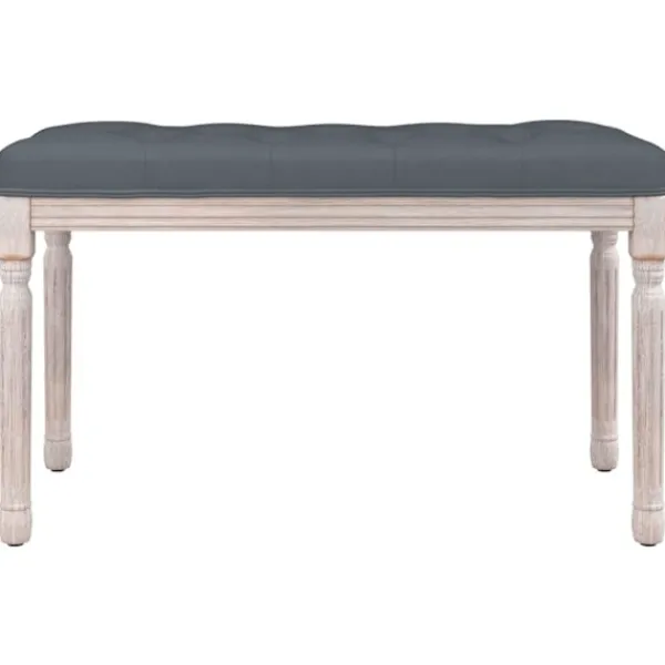 vidaXL Balkongmöbler>Bänk mörk 80x40x49 cm sammet
