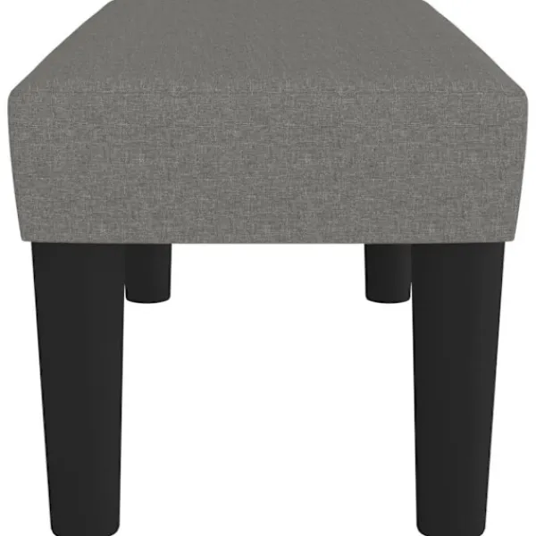 vidaXL Balkongmöbler>Bänk mörk 70x30x30 cm tyg