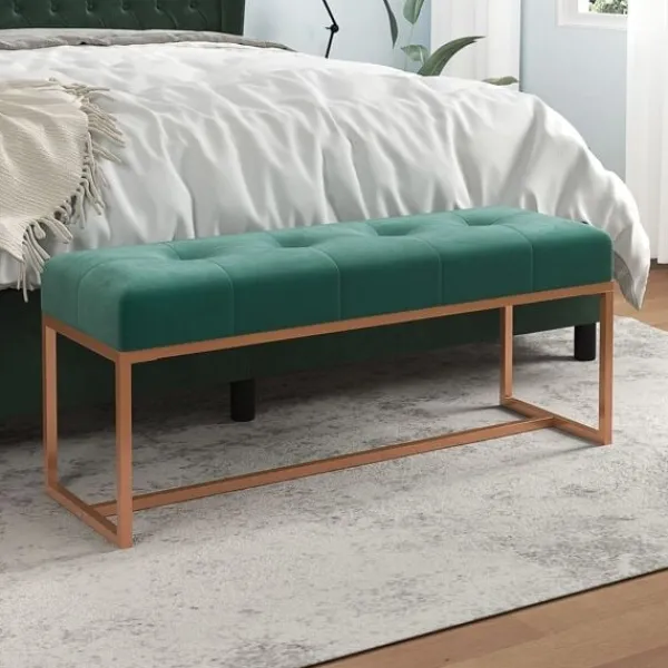 vidaXL Soffor>Bänk mörk 110x36x45 cm sammet