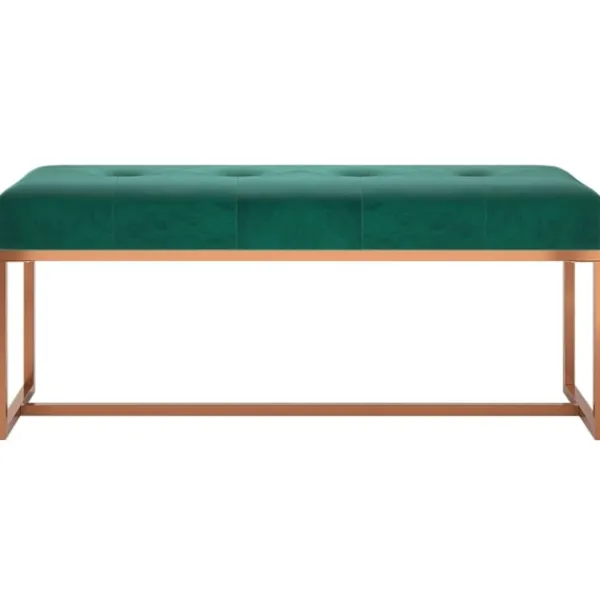 vidaXL Soffor>Bänk mörk 110x36x45 cm sammet