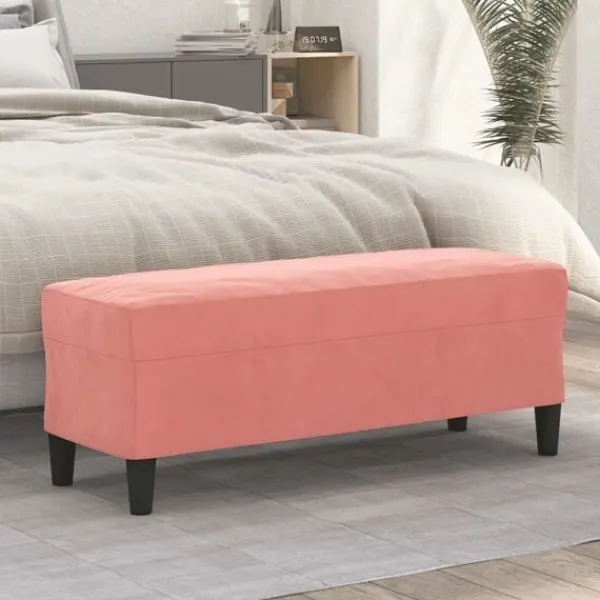 vidaXL Balkongmöbler>Bänk 100x35x41 cm sammet