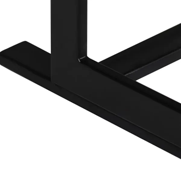 vidaXL Balkongmöbler>Bänk 2-sits massivt mangoträ och stål