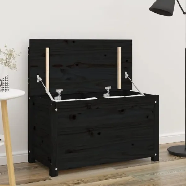 vidaXL Kistor & Koffertar>Bänk 80x41x77 cm massiv furu