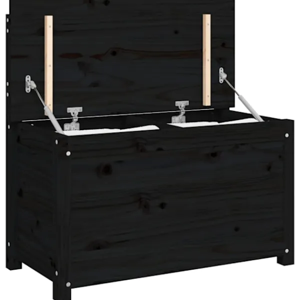 vidaXL Kistor & Koffertar>Bänk 80x41x77 cm massiv furu
