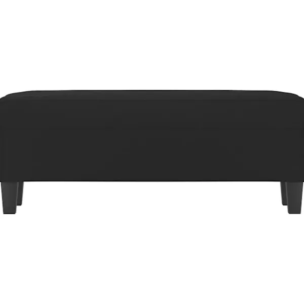 vidaXL Balkongmöbler>Bänk 100x35x41 cm mikrofibertyg
