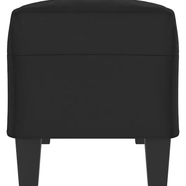 vidaXL Balkongmöbler>Bänk 100x35x41 cm mikrofibertyg