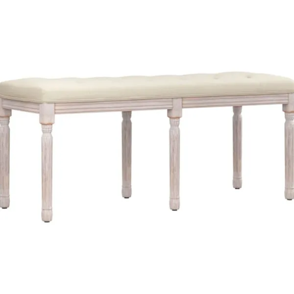 vidaXL Balkongmöbler>Bänk 110x40x49 cm tyg