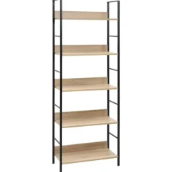vidaXL Hyllor>Bokhylla 5 hyllplan ek 60x27,6x158,5 cm konstruerat trä