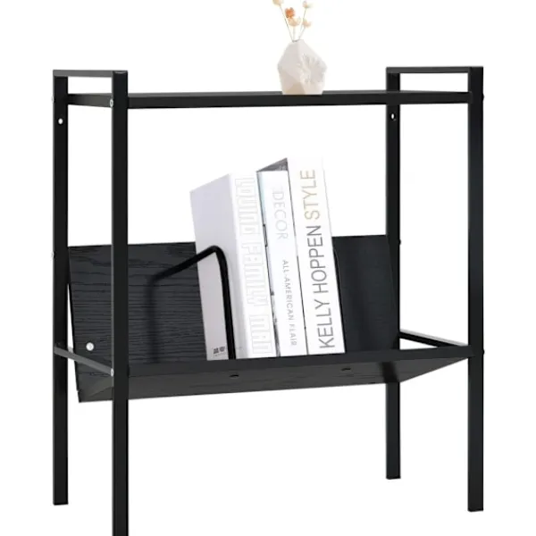 vidaXL Hyllor>Bokhylla 2 hyllplan 52x28x59 cm konstruerat trä