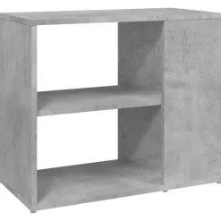 vidaXL Soffbord>Bokhylla betong 60x30x50 cm konstruerat trä