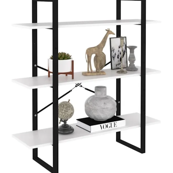 vidaXL Hyllor>Bokhylla 100x30x105 cm konstruerat trä