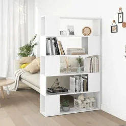 vidaXL Hyllor>Bokhylla/Rumsavdelare 100x24x155 cm konstruerat trä