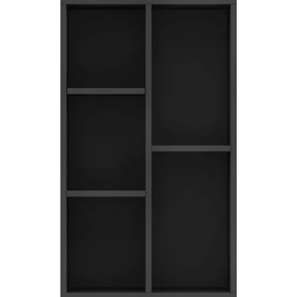vidaXL Hyllor>Bokhylla/skänk 50x25x80 cm konstruerat trä