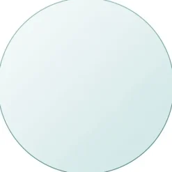 vidaXL Matbord>Bordsskiva härdat glas rund 500 mm