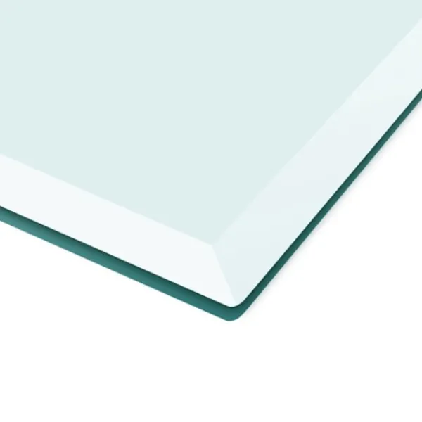 vidaXL Matbord>Bordsskiva härdat glas rektangulär 1000x620 mm