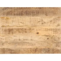 vidaXL Matbord>Bordsskiva i massivt mangoträ 25-27 mm 90x70 cm