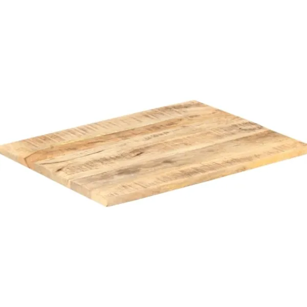 vidaXL Matbord>Bordsskiva i massivt mangoträ 25-27 mm 90x70 cm
