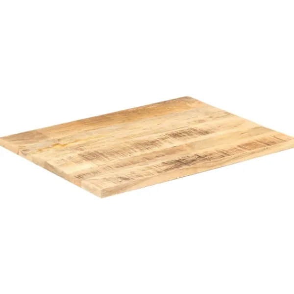 vidaXL Matbord>Bordsskiva i massivt mangoträ 25-27 mm 90x70 cm