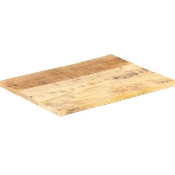 vidaXL Matbord>Bordsskiva i massivt mangoträ 25-27 mm 90x70 cm