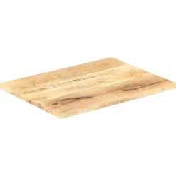 vidaXL Matbord>Bordsskiva i massivt mangoträ 25-27 mm 90x60 cm