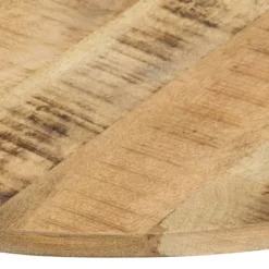 vidaXL Matbord>Bordsskiva i massivt mangoträ rund 15-16 mm 80 cm