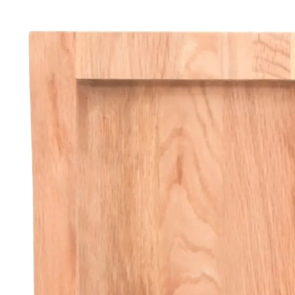 vidaXL Småbord>Bordsskiva ljus 40x40x(2-6) cm massivt trä levande kant