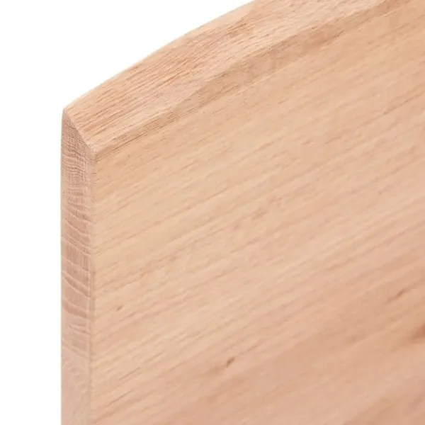 vidaXL Hyllor>Bordsskiva ljus 40x20x2 cm behandlad massiv ek