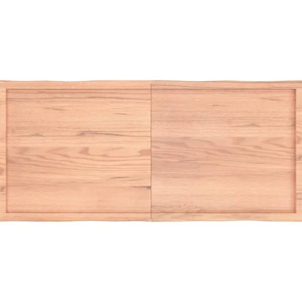 vidaXL Matbord>Bordsskiva ljus 140x60x(2-4) cm massivt trä levande kant