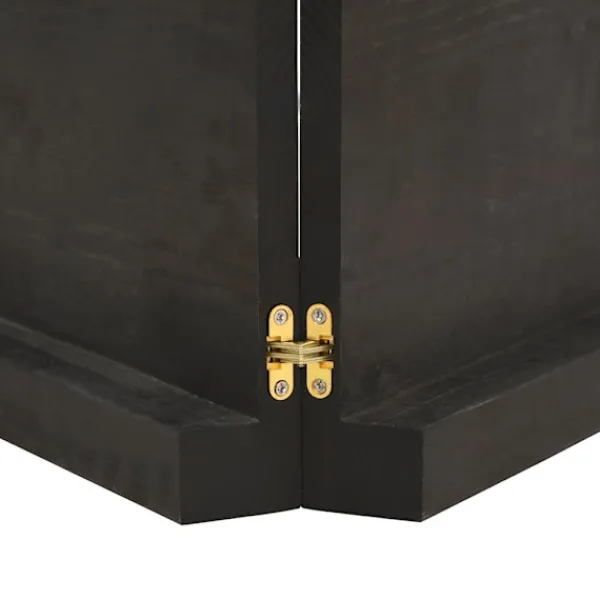 vidaXL Soffbord>Bordsskiva mörk 140x50x(2-6) cm massivt trä levande kant