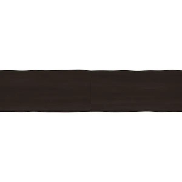 vidaXL Matgrupper>Bordsskiva mörk 220x50x(2-6) cm massivt trä levande kant