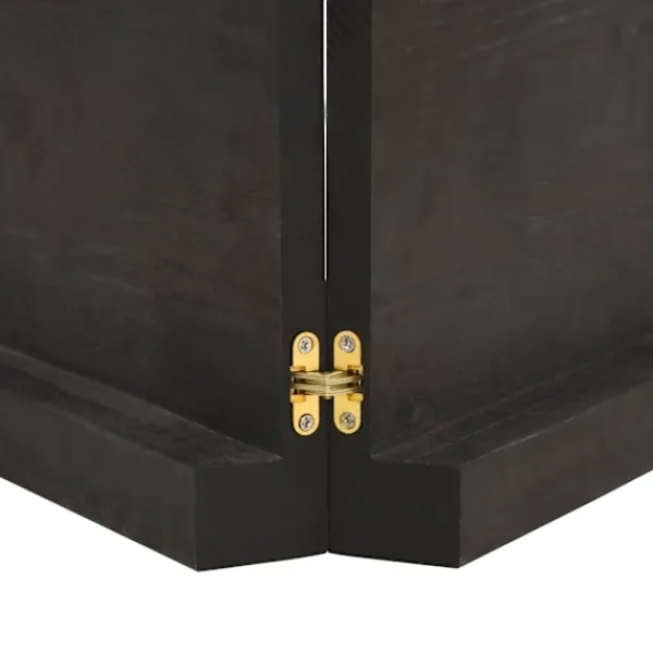 vidaXL Matgrupper>Bordsskiva mörk 220x50x(2-6) cm massivt trä levande kant