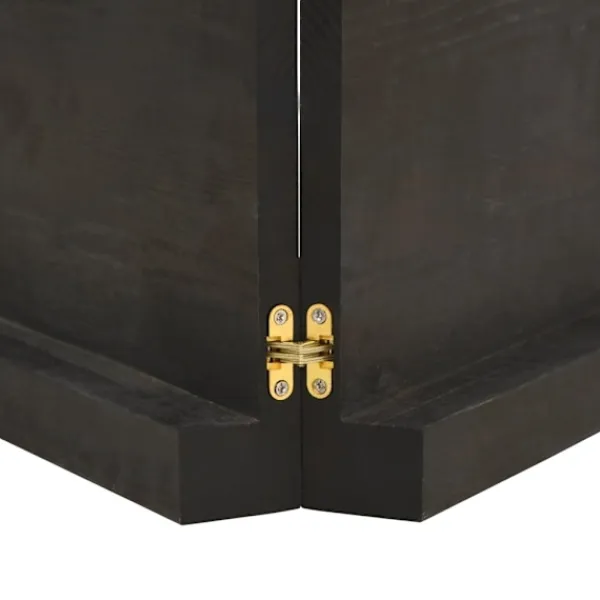 vidaXL Småbord>Bordsskiva mörk 160x60x(2-6) cm massivt trä levande kant