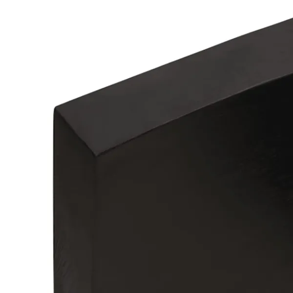 vidaXL Matgrupper>Bordsskiva mörk 180x60x(2-6) cm massivt trä levande kant
