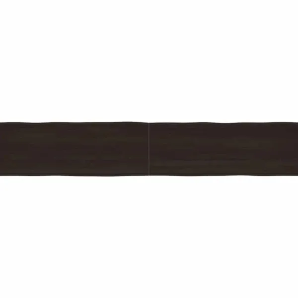 vidaXL Matgrupper>Bordsskiva mörk 220x40x(2-6) cm massivt trä levande kant