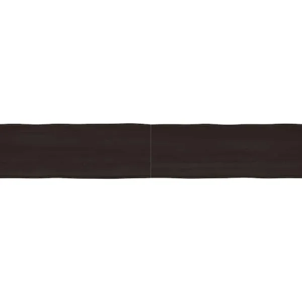 vidaXL Matgrupper>Bordsskiva mörk 220x40x(2-6) cm massivt trä levande kant