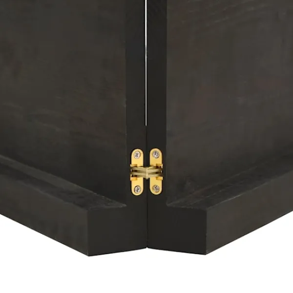 vidaXL Matgrupper>Bordsskiva mörk 220x40x(2-6) cm massivt trä levande kant