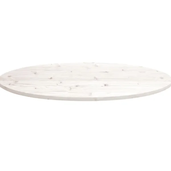 vidaXL Matbord>Bordsskiva 110x55x2,5 cm oval massiv furu