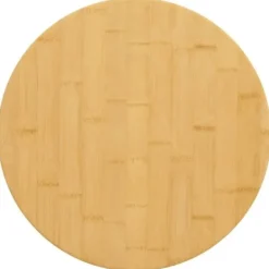 vidaXL Matbord>Bordsskiva Ø50x1,5 cm bambu