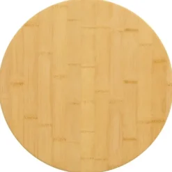 vidaXL Matbord>Bordsskiva Ø30x1,5 cm bambu