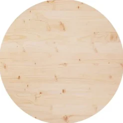 vidaXL Matbord>Bordsskiva Ø80x2,5 cm massiv furu