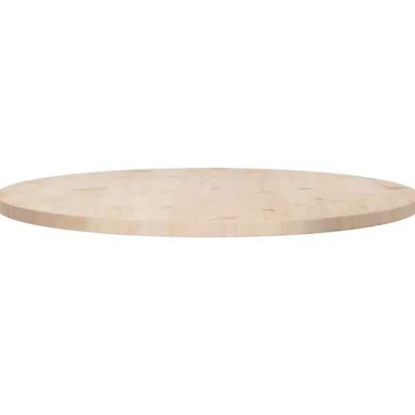vidaXL Matbord>Bordsskiva Ø80x2,5 cm massiv furu