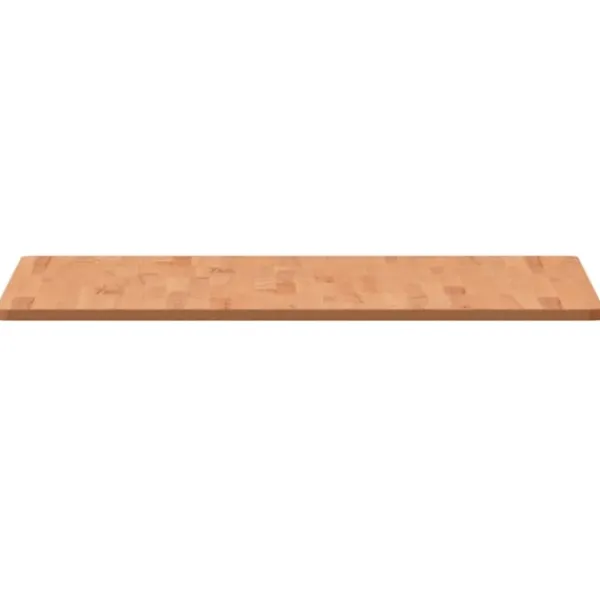 vidaXL Matbord>Bordsskiva 80x80x1,5 cm fyrkantig massivt bokträ