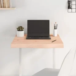vidaXL Matbord>Bordsskiva 60x60x(2-6) cm obehandlad massiv ek
