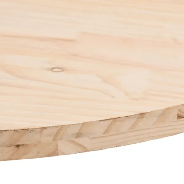 vidaXL Småbord>Bordsskiva 80x40x2,5 cm oval massiv furu