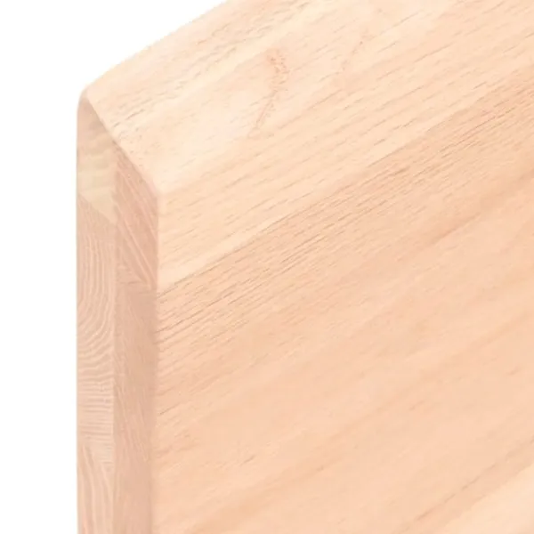 vidaXL Kontorsmöbler>Bordsskiva 80x60x(2-4) cm obehandlad massiv ek levande kant